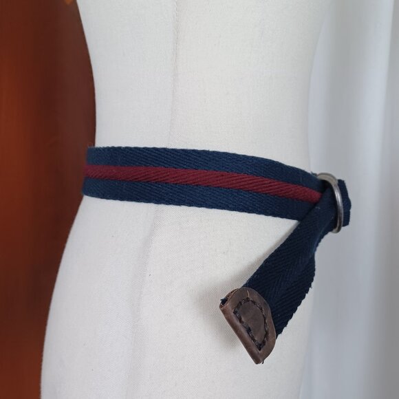 Vintage Abercrombie Kids Reversible D-Ring Belt, Up to 32" - Picture 5 of 9